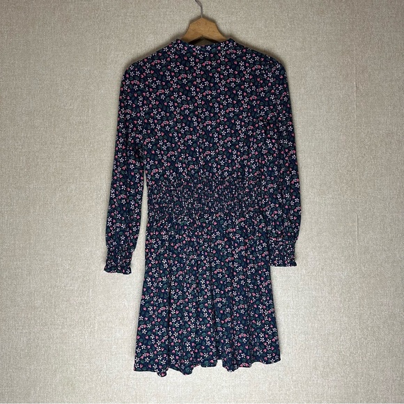Boden Navy Floral Strawberry Tea Mini Dress Size 2P - Picture 2 of 7